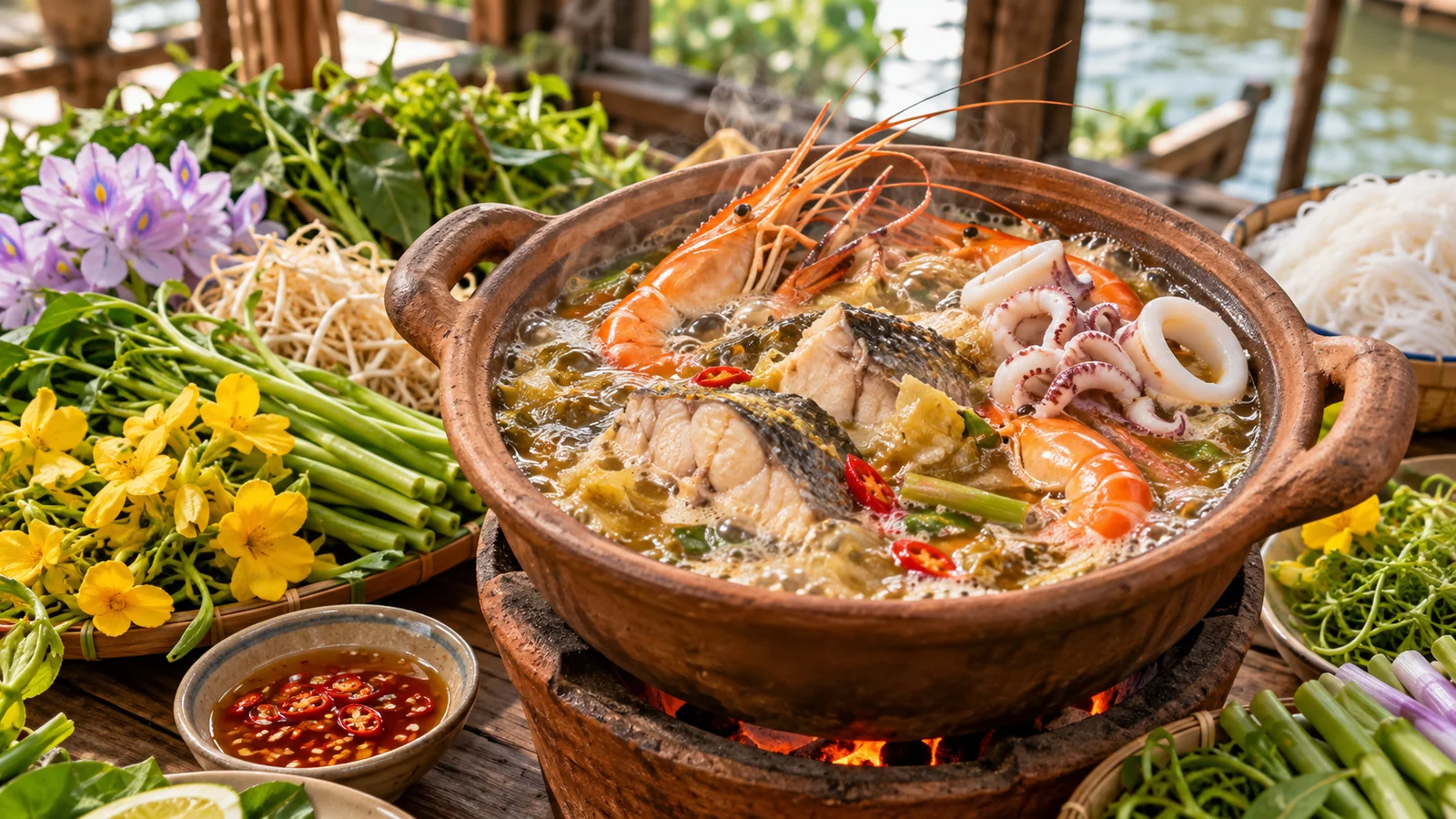 Đi Cần Thơ ăn lẩu mắm ở đâu? Gợi ý điểm dừng và lịch trình xe riêng từ TPHCM
