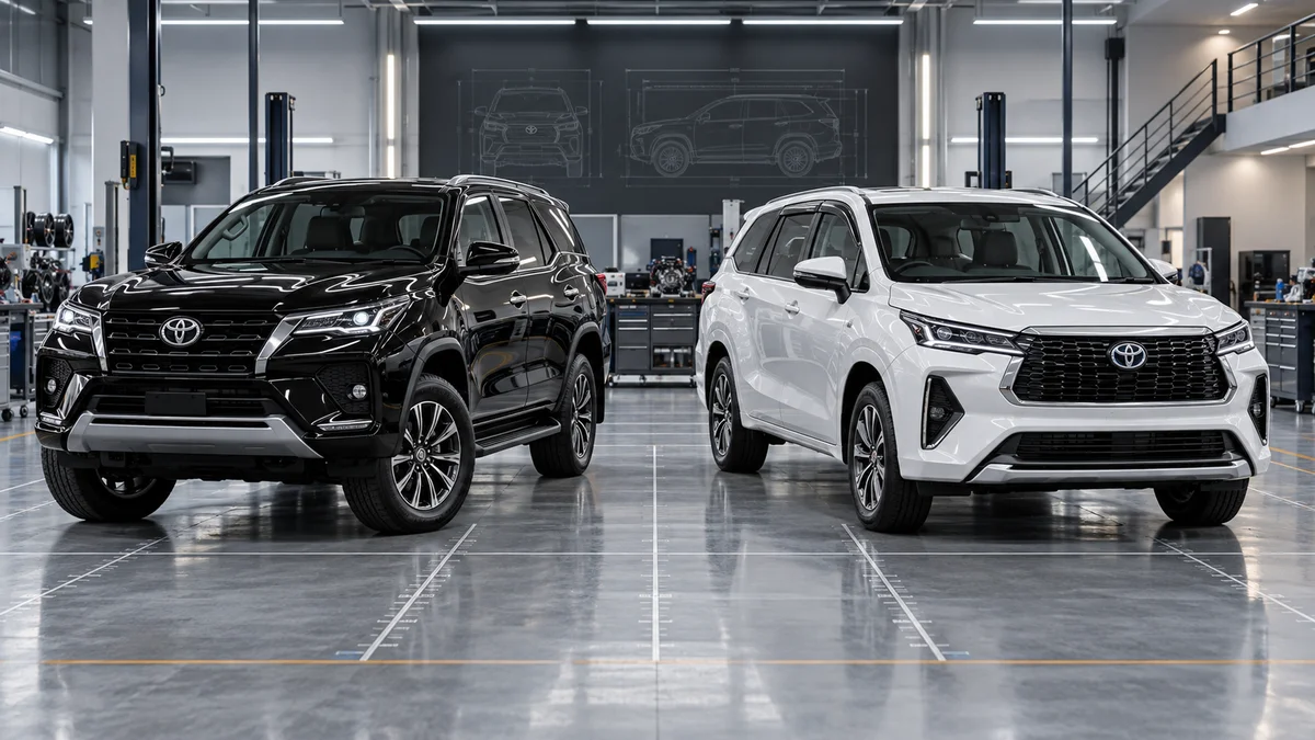 Fortuner có rộng hơn Innova? So sánh kích thước + không gian thực tế [Kỹ sư đo] - AZCAR thuê xe du lịch 7 chỗ 16 chỗ