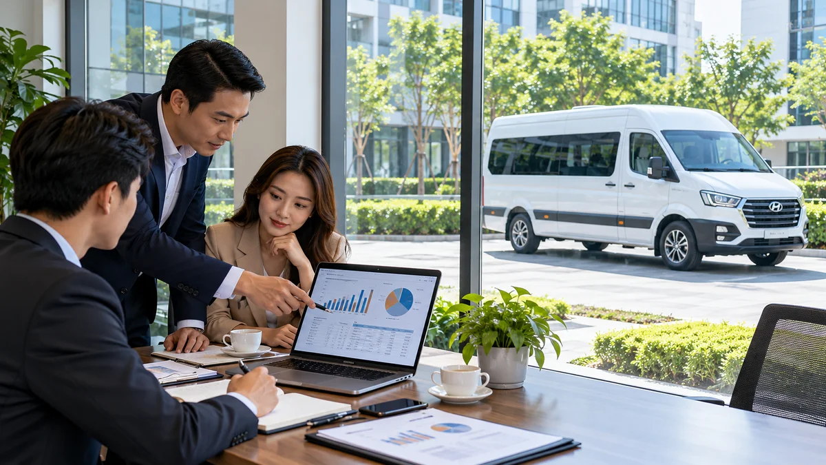 Sở hữu xe 16 chỗ vs Thuê ngoài: Doanh nghiệp nên chọn gì? (Bảng tính 3 năm) - AZCAR thuê xe du lịch 7 chỗ 16 chỗ